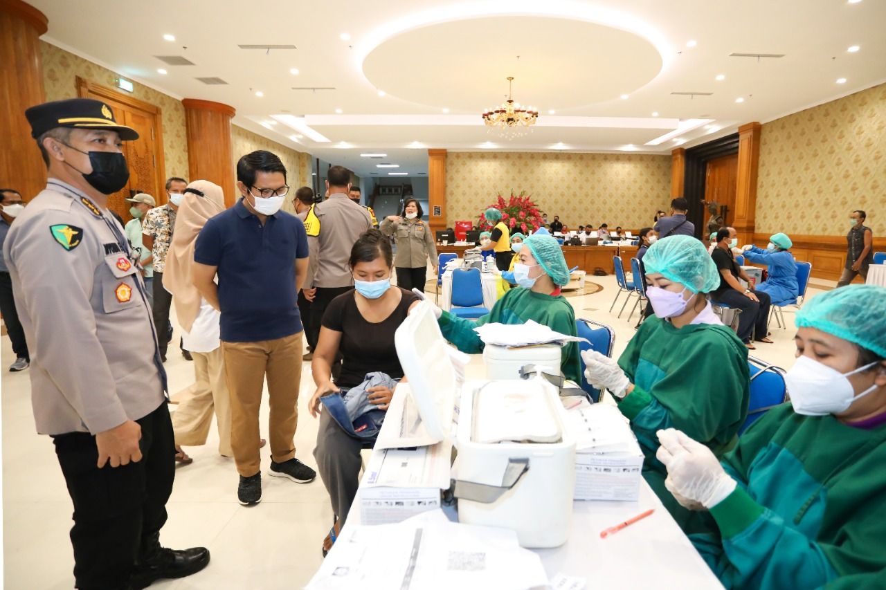 podiumnews.com-Vaksinasi Booster Badung Capai 40 Persen Lebih